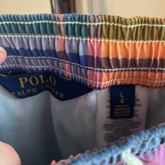 Plaid swim trunks Men’s size L by Polo Ralph Lauren - Picture 4 of 5